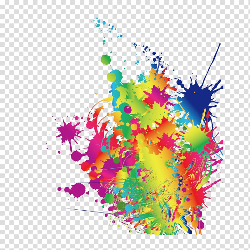 yellow and pink paint art, Graffiti, Drawing creative pattern transparent background PNG clipart