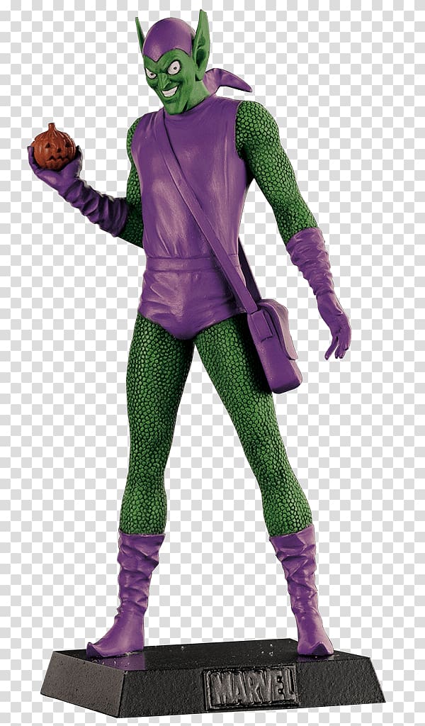 Green Goblin Spider-Man Hulk The Classic Marvel Figurine Collection, spider-man transparent background PNG clipart