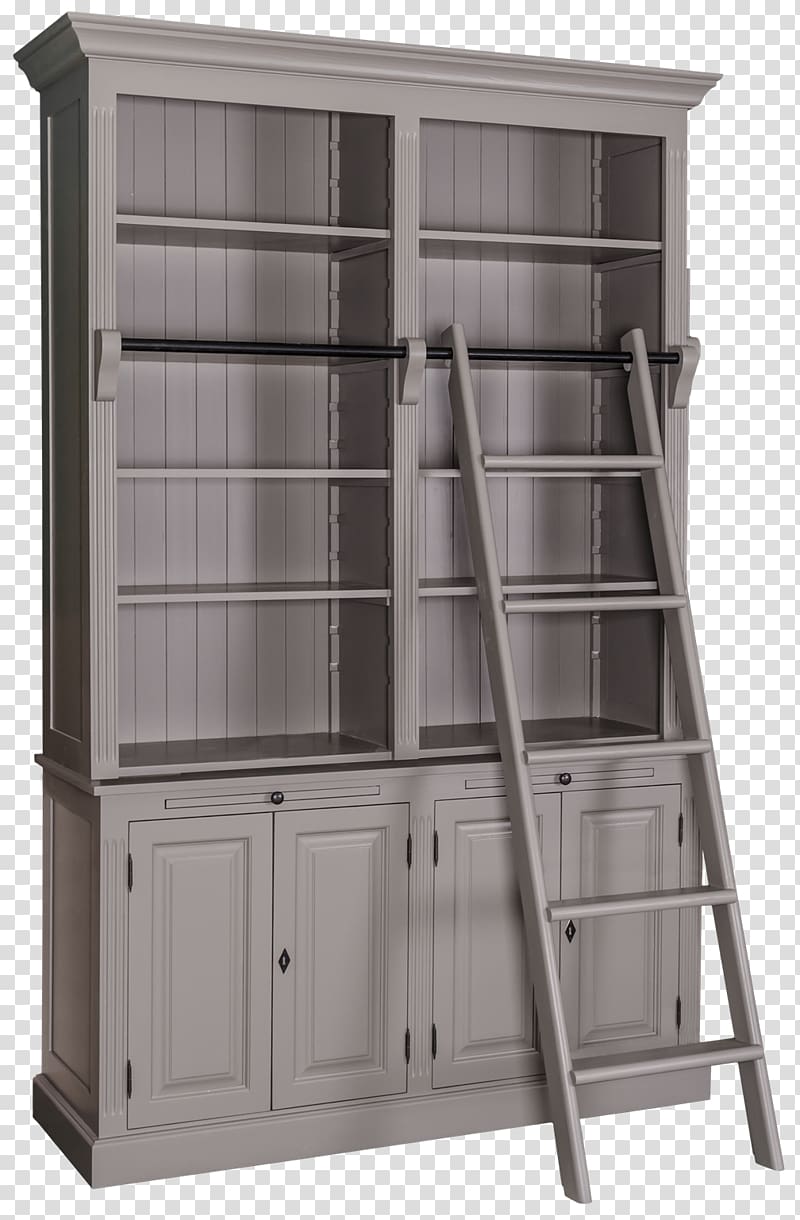 Bookcase Library Armoires & Wardrobes Display case Furniture, ladder transparent background PNG clipart