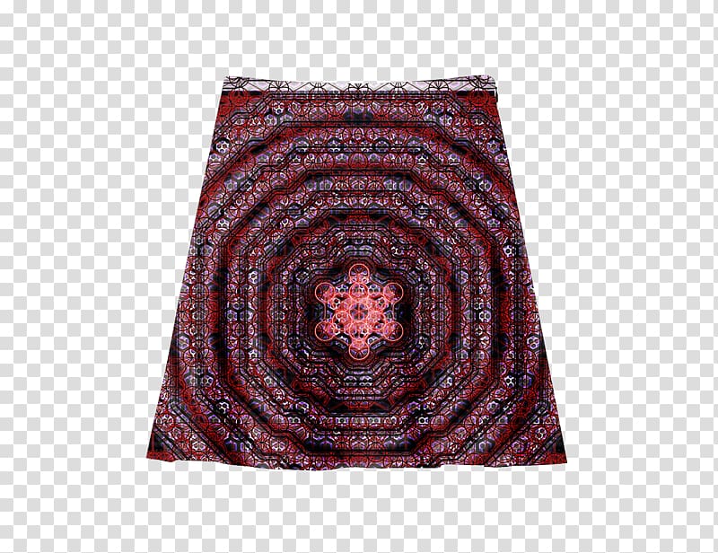 Flooring Maroon Velvet Skirt, Metatrons Cube transparent background PNG clipart