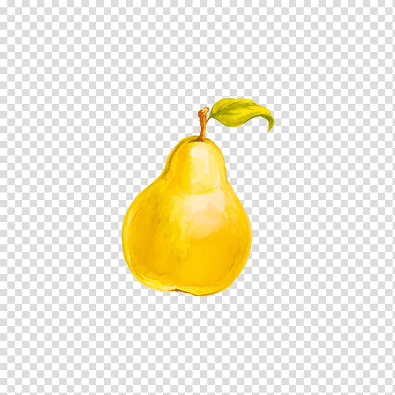 Lemon Pear tomato, Yellow pear transparent background PNG clipart