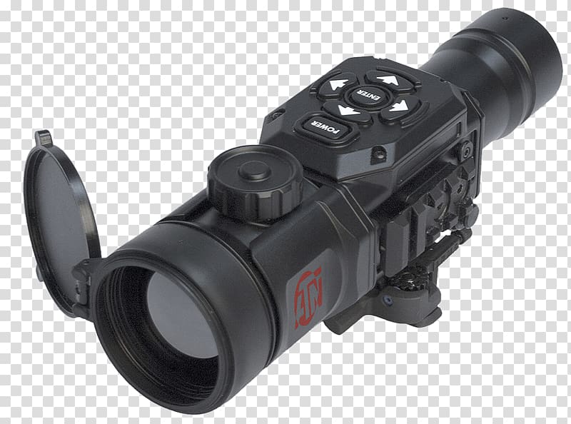 American Technologies Network Corporation Thermal weapon sight Telescopic sight Thermography Thermographic camera, Night Vision transparent background PNG clipart