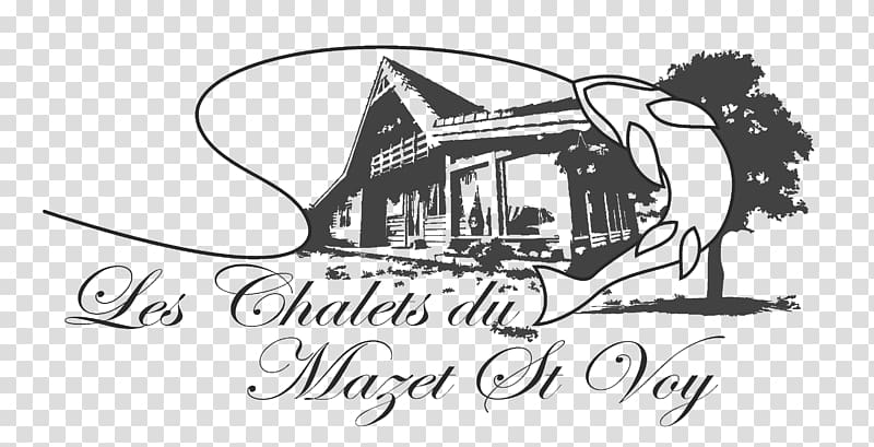 Gîtes les chalets du Mazet saint Voy Family Drawing Logo, chalets transparent background PNG clipart