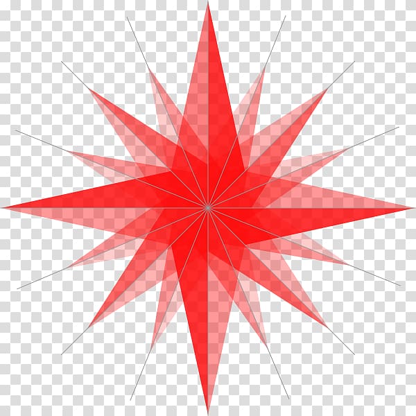 Paper Herrnhut Moravian star Red Moravian Church, compass rose ...