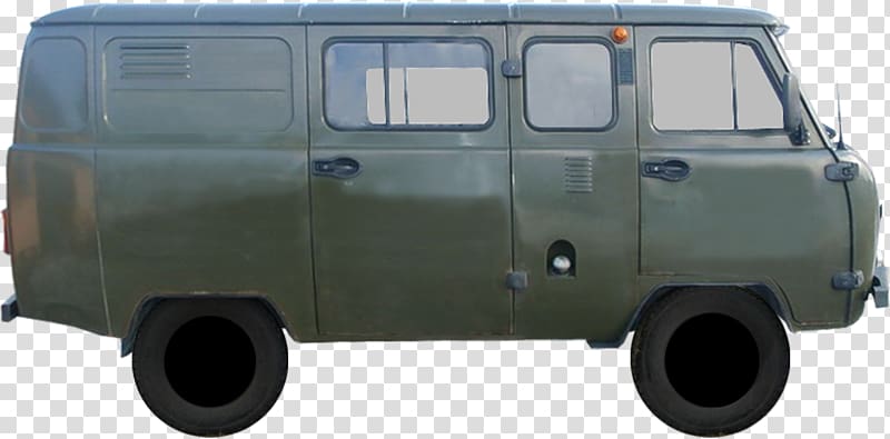 Compact van UAZ-452 Car UAZ-469, car transparent background PNG clipart