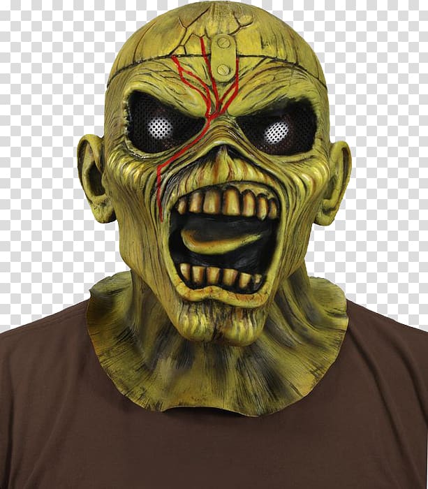 Iron Maiden Eddie Piece of Mind Mask Killers, mask transparent background PNG clipart