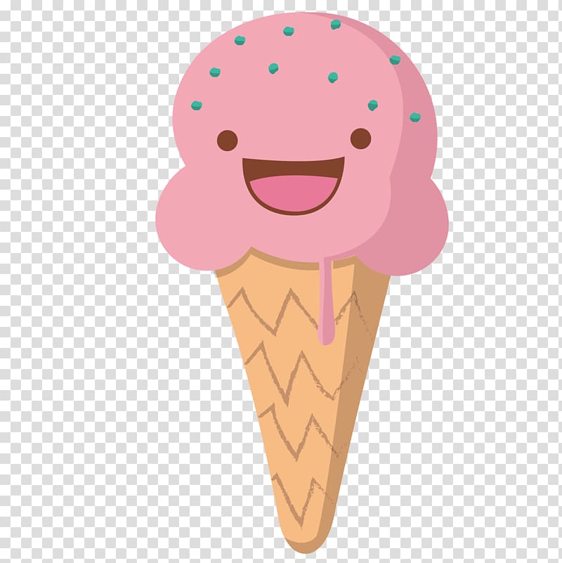Strawberry ice cream Ice cream cone Chocolate ice cream, Strawberry Ice Cream transparent background PNG clipart