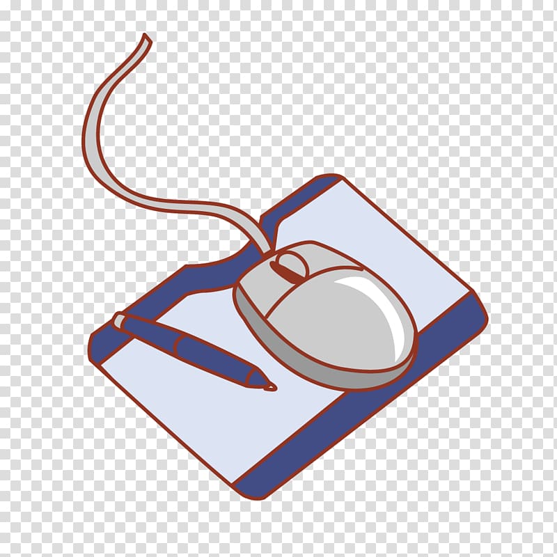 Computer mouse Drawing Mousepad , Gray cartoon mouse wired mouse mat transparent background PNG clipart