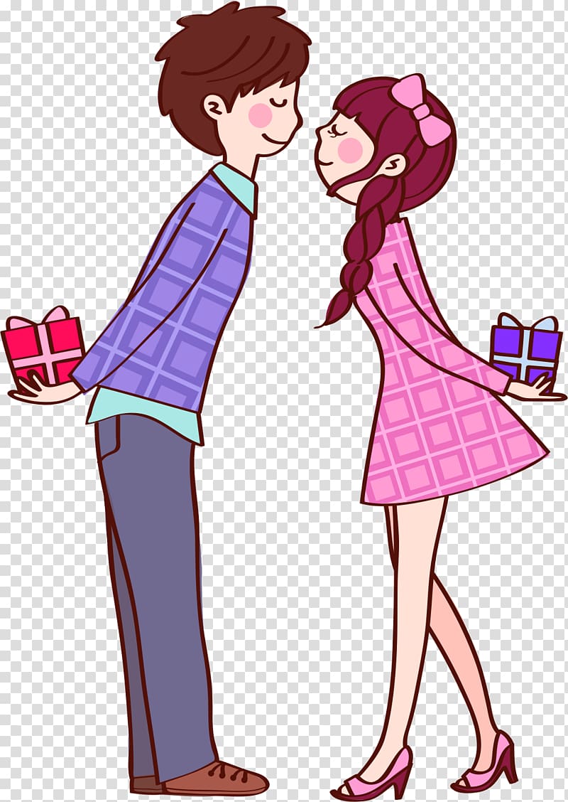 couple, Lovely couple transparent background PNG clipart