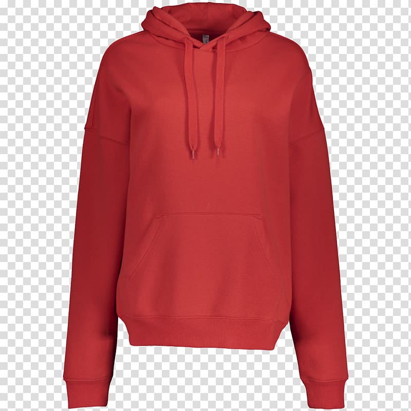 Hoodie Polar fleece Product Neck RED.M, spring new transparent background PNG clipart