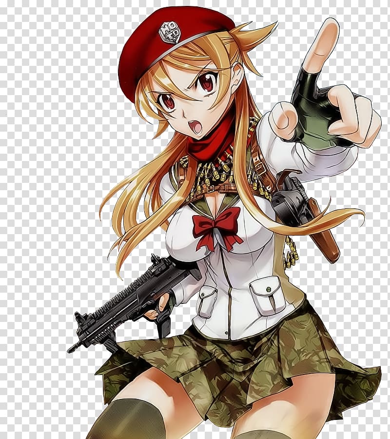 Highschool Of The Dead Anime Manga High School PNG, Clipart, Anime