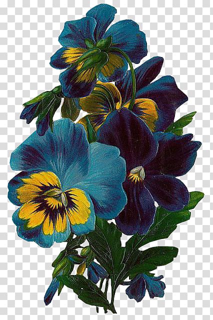 blue and yellow petaled flower art, Flower Floral design , flower transparent background PNG clipart