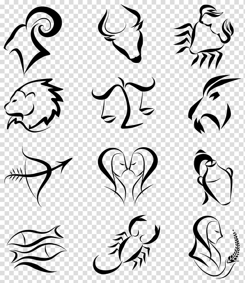 Astrological sign Zodiac Astrology Horoscope Taurus, Zodiac Signs transparent background PNG clipart