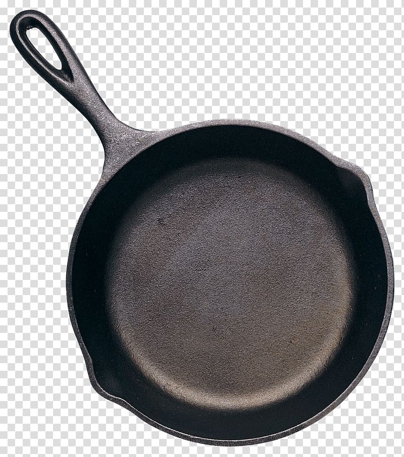 black cast-iron skillet, Frying pan Barbecue Fried egg pot, Iron frying pan transparent background PNG clipart