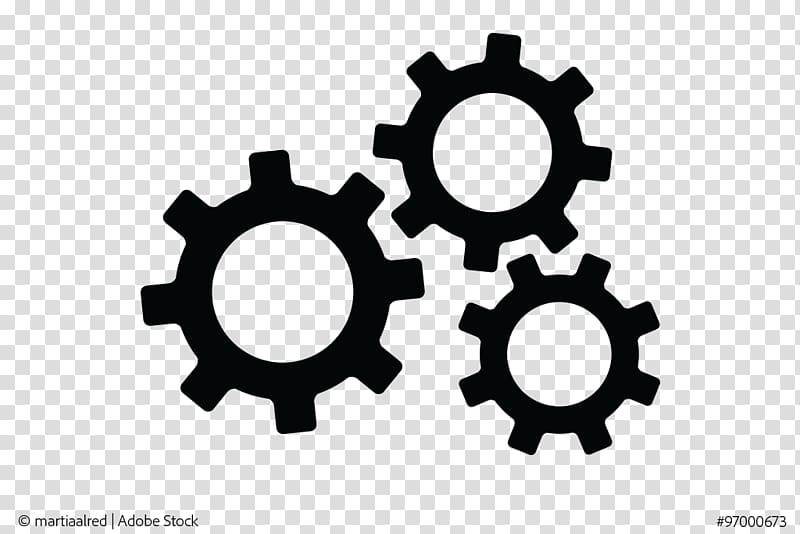black machine illustration, Gear Computer Software Computer Icons Technology System, gears transparent background PNG clipart