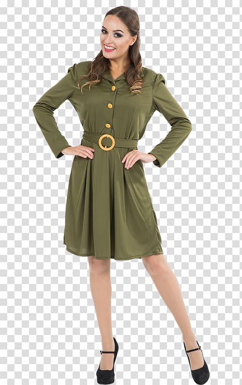 1940s Costume party Clothing Dress Second World War, dress transparent background PNG clipart