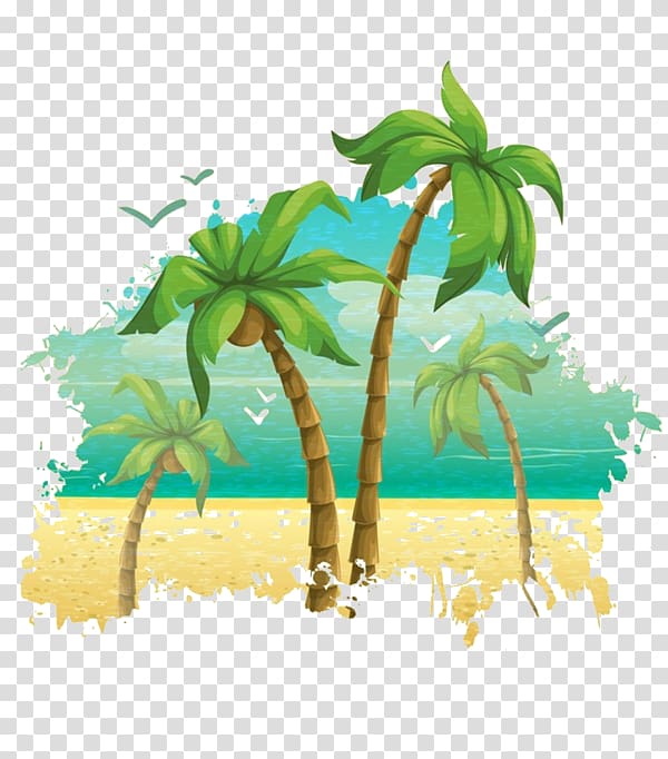 Beach Graphic design, beach transparent background PNG clipart