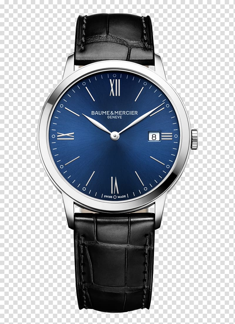 Baume et Mercier Baume & Mercier Men\'s Classima Watchmaker Movement, watch transparent background PNG clipart