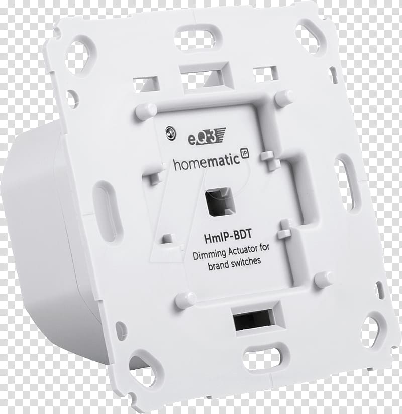 Homematic IP Wireless dimmer actuator HmIP-BDT Home Automation Kits Electrical Switches eQ-3 AG, homematic-ip transparent background PNG clipart