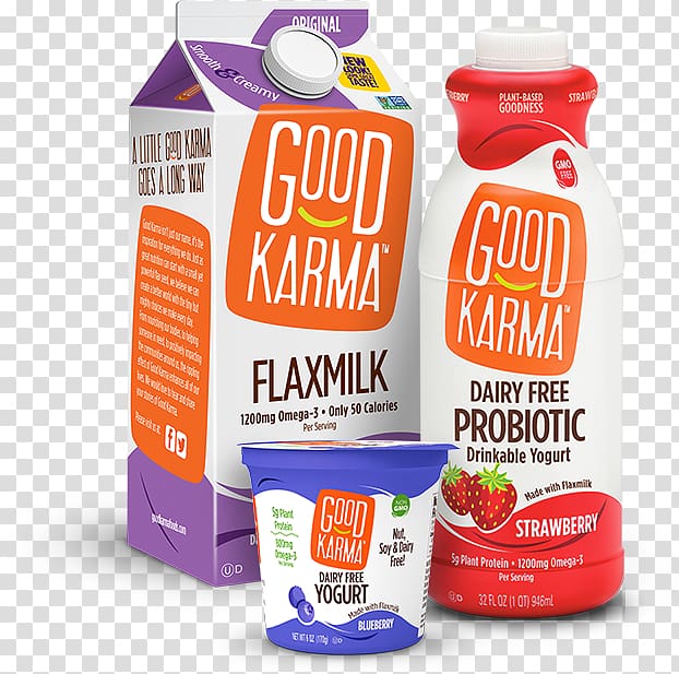 Milk substitute Good Karma Foods Cream Flax, milk transparent background PNG clipart