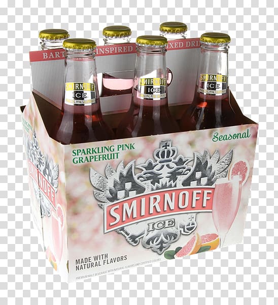 Beer Wine cooler Smirnoff Bellini Vodka, Smirnoff Ice transparent background PNG clipart