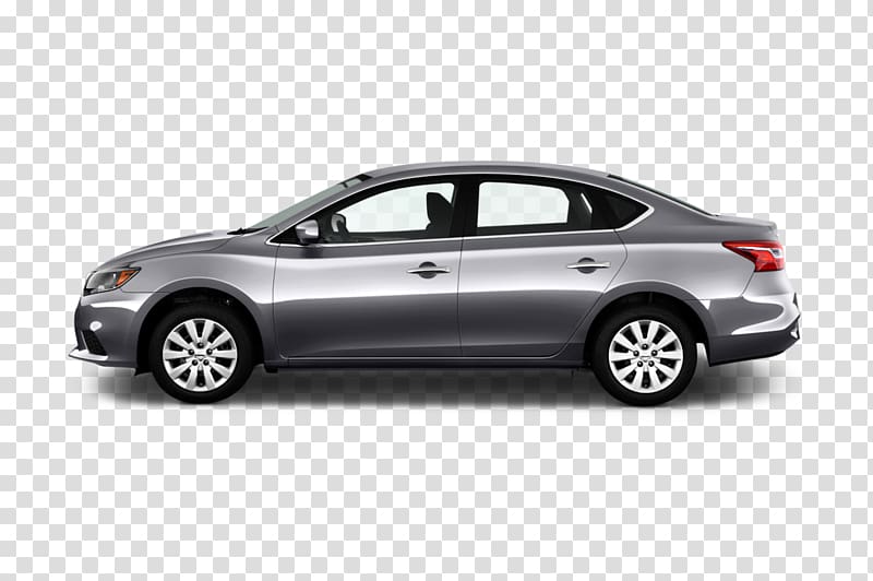 gray sedan, 2016 Nissan Sentra Car 2016 Nissan Altima Nissan Maxima, side view transparent background PNG clipart