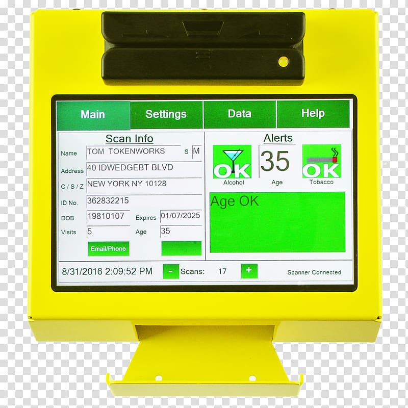 scanner Computer Monitors Retail Card reader Computer Software, touch id transparent background PNG clipart