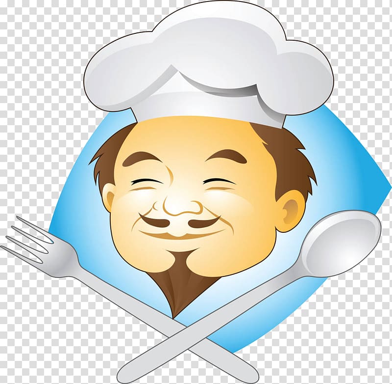 , The spoon in front of the chef transparent background PNG clipart