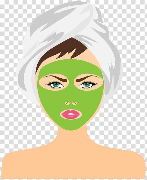 Facial mask Face Skin care, Face transparent background PNG clipart