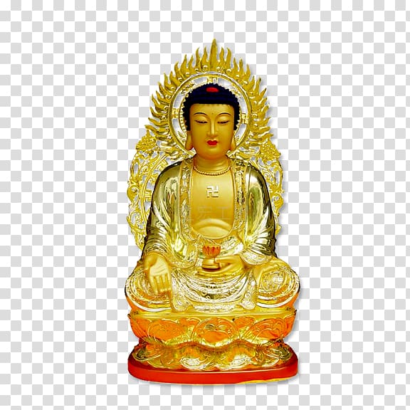 Golden Buddha Buddhahood Buddhism Amitu0101bha Buddharupa, Golden Buddha transparent background PNG clipart