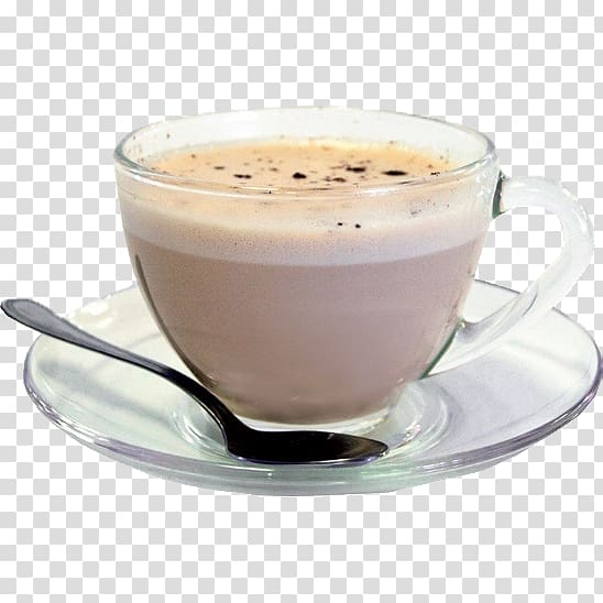 Cappuccino Latte Café au lait Caffè mocha Wiener Melange, Coffee transparent background PNG clipart