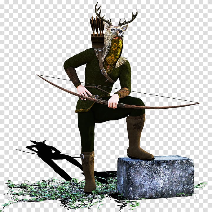 Hunting Bow and arrow Deer Quiver, Arrow transparent background PNG clipart