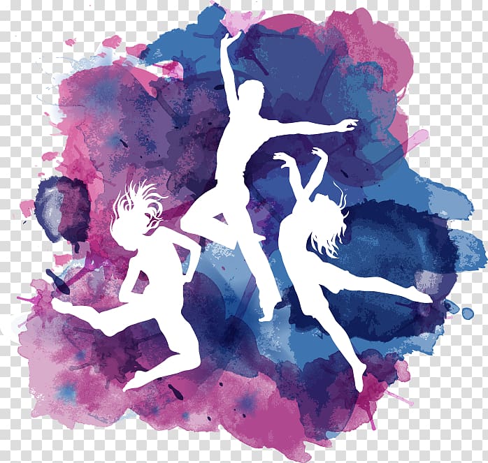 Dancing people illustration, Dance move Dance studio Art, Dancing  silhouette figures transparent background PNG clipart | HiClipart