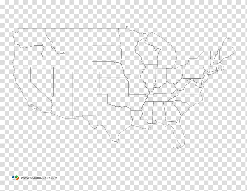 Line art , Usa map transparent background PNG clipart