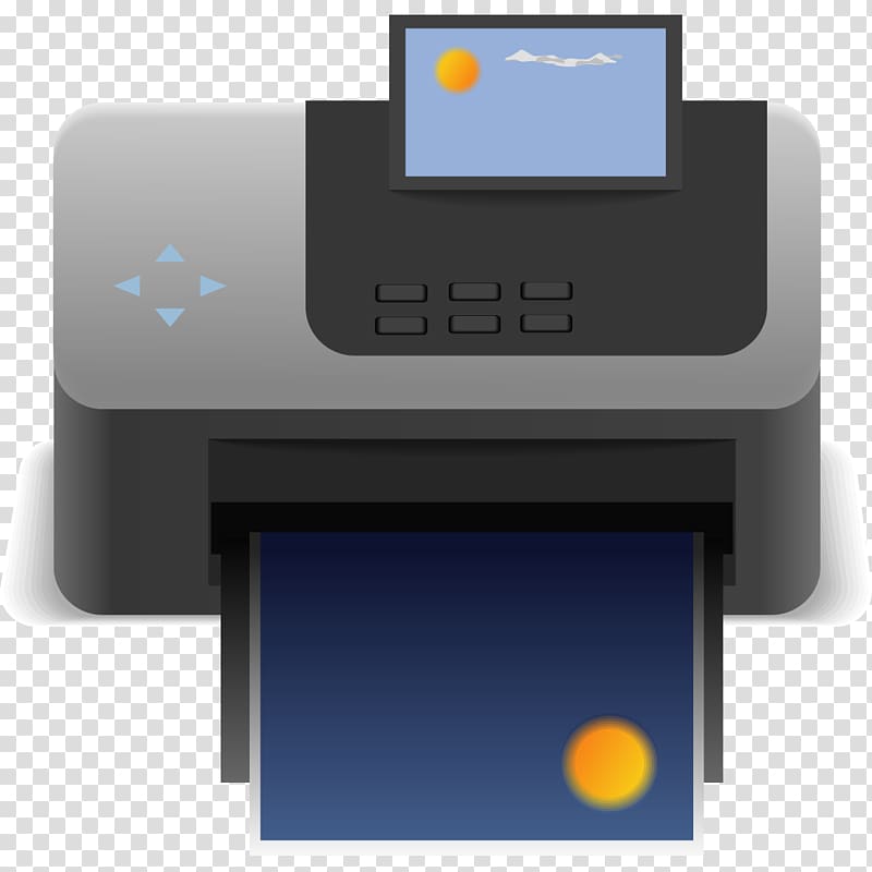 Printer Icon, Scanner Graphic transparent background PNG clipart