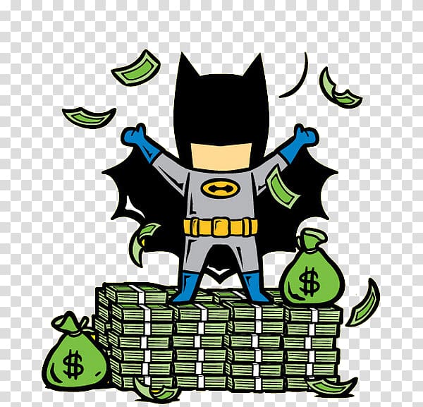 Batman Robin Joker Clark Kent , Batman cartoon transparent background PNG clipart