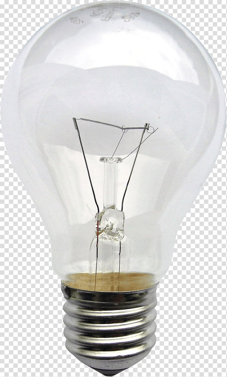 Incandescent light bulb Lighting Compact fluorescent lamp Luminous efficacy, Lamp transparent background PNG clipart