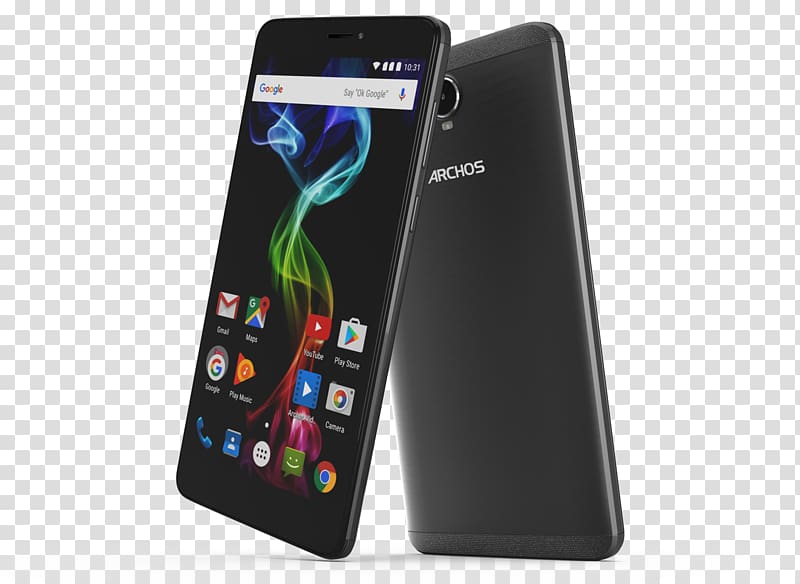 Feature phone Smartphone Archos 60 Platinum Dual SIM, large screen phone transparent background PNG clipart