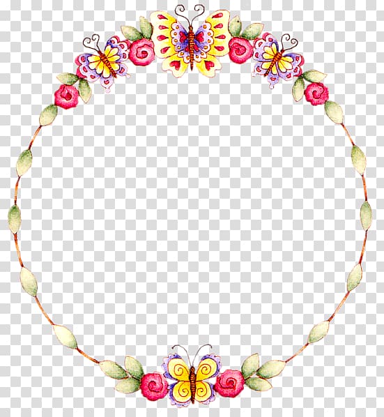 frame , Floral Round Frame Background transparent background PNG clipart