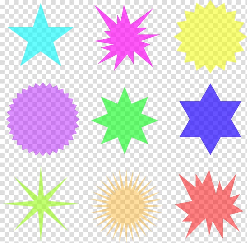 Star Matrijs Material Shape, star transparent background PNG clipart