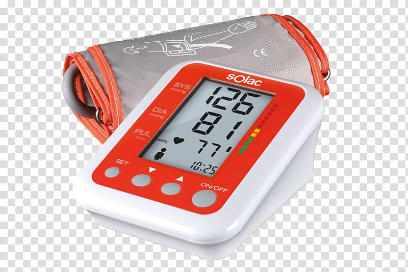 Sphygmomanometer Solac Pulse Heart arrhythmia Augšdelms, blood pressure machine transparent background PNG clipart