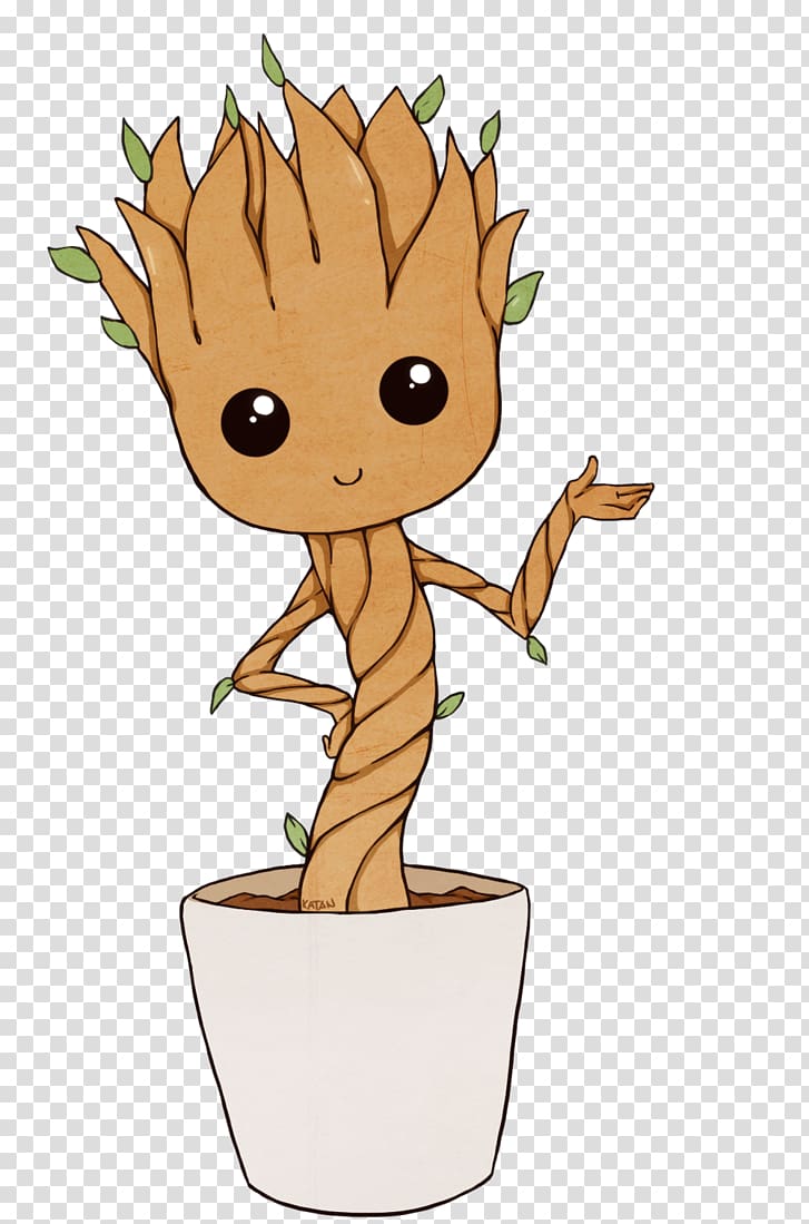 Groot plant illustration, Baby Groot Rocket Raccoon , rocket transparent background PNG clipart