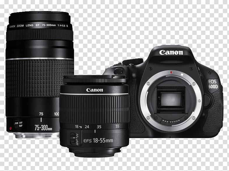 Canon EOS 600D Canon EOS 5D Mark III Canon EOS 700D Digital SLR, Camera transparent background PNG clipart