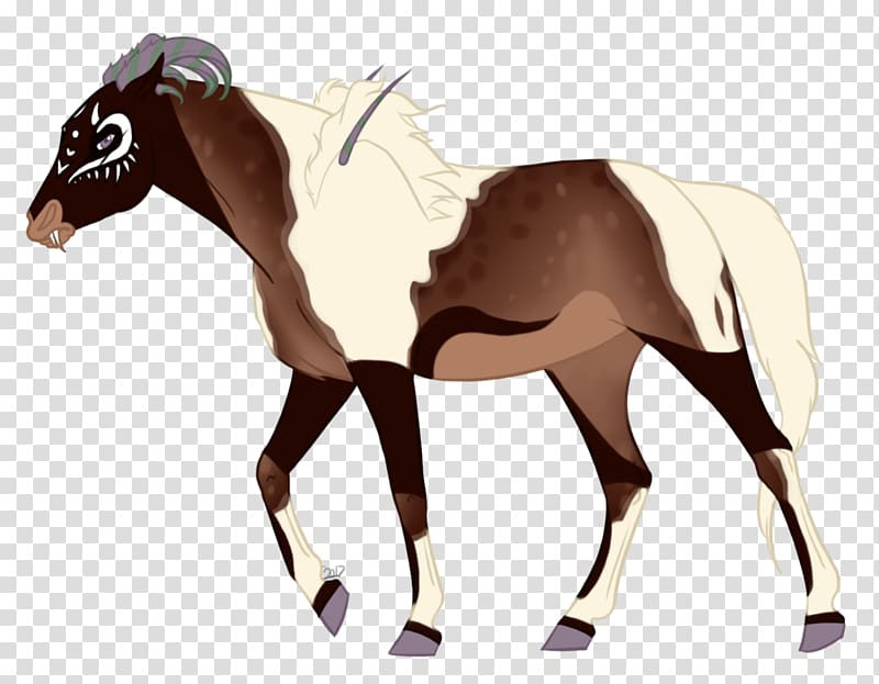 Mustang Foal Stallion Colt Rein, ox horn transparent background PNG clipart