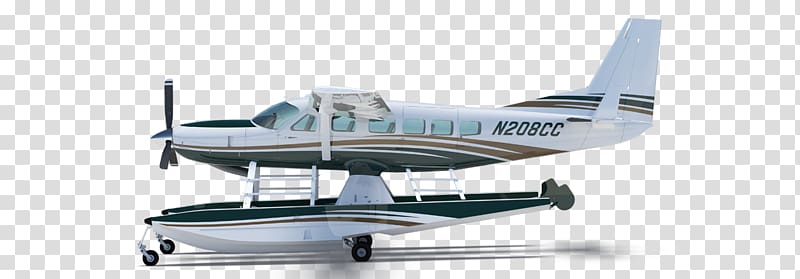 Cessna 206 Cessna 208 Caravan Airplane Amphibious aircraft, airplane transparent background PNG clipart