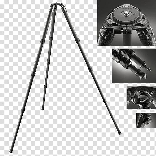 Gitzo Series 6x Systematic 3-Section Tripod Gitzo Systematic Series carbon Fiber tripod Camera, camera transparent background PNG clipart