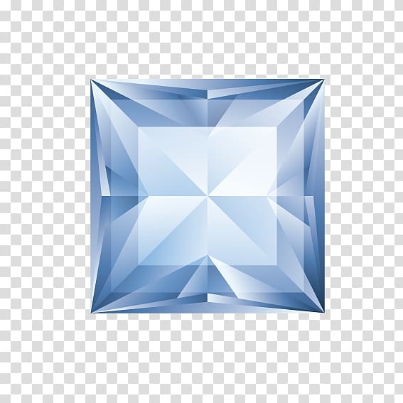 Blue diamond Jewellery , Creative Box Diamond transparent background PNG clipart