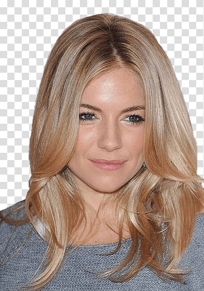 woman in gray shirt, Sienna Miller transparent background PNG clipart