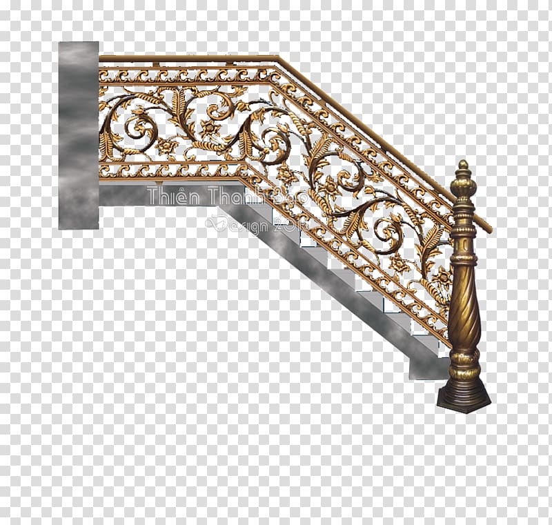 Aluminium Stairs Parapet Material Cast iron, stairs transparent background PNG clipart