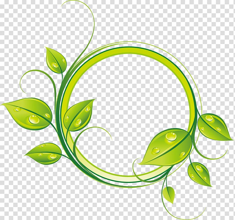 Euclidean Green, Green grass ring headdress elements transparent background PNG clipart